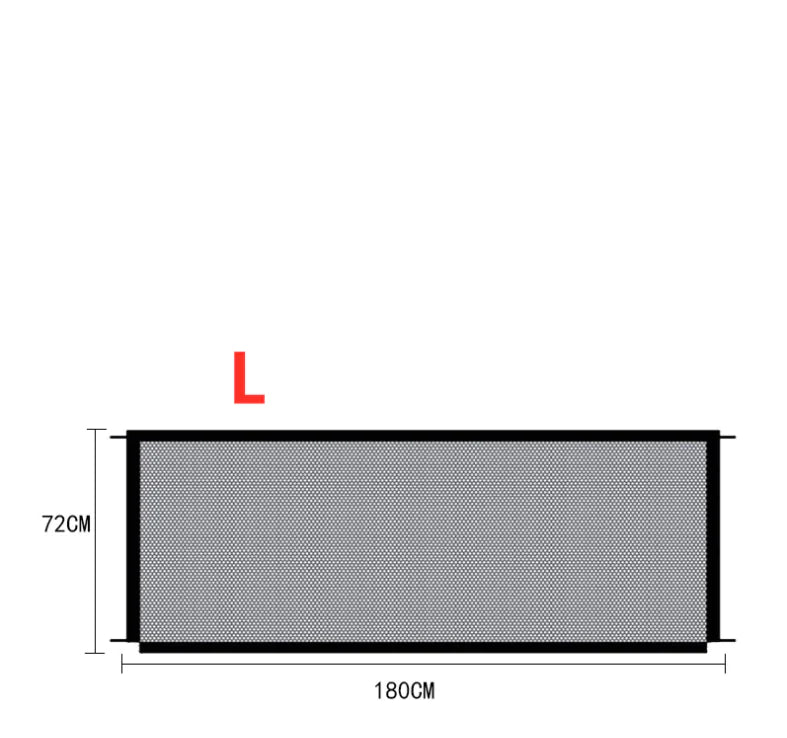 Black Foldable Safety Gate