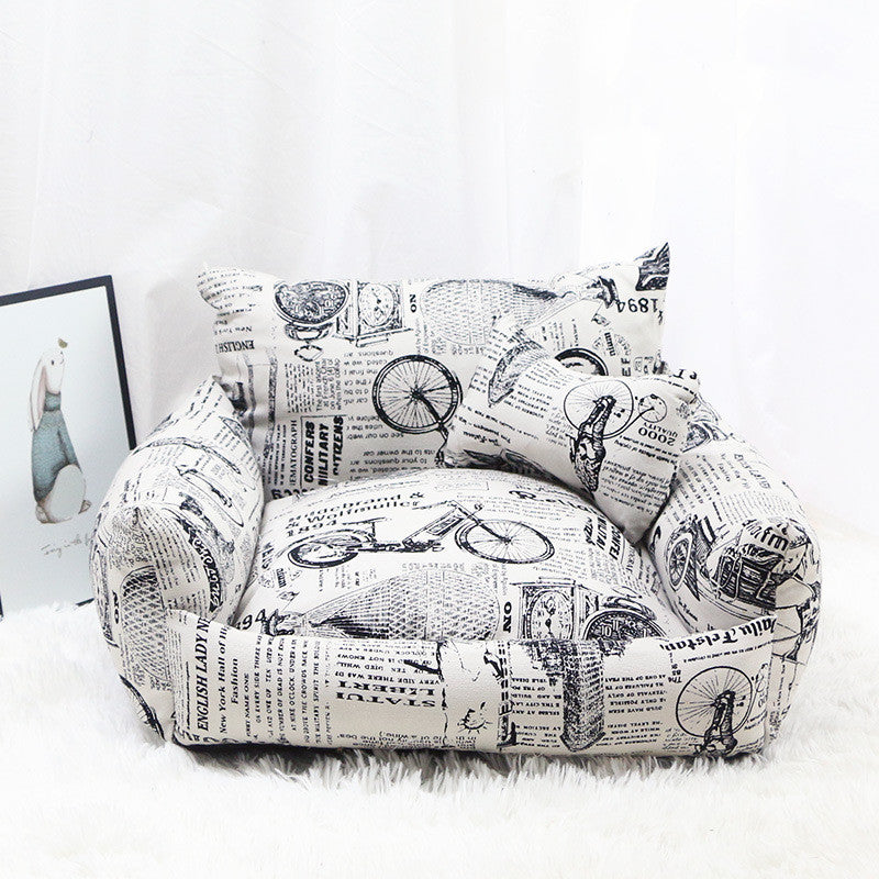 Pet Canvas Sofa Bed