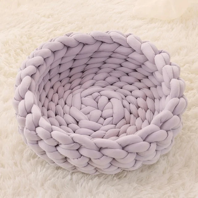 Soft Woven Pet Bed