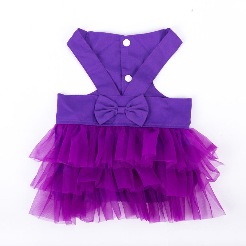 Adorable Pet Outfit with Tulle Skirt