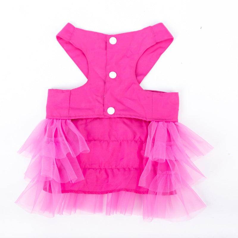 Adorable Pet Outfit with Tulle Skirt