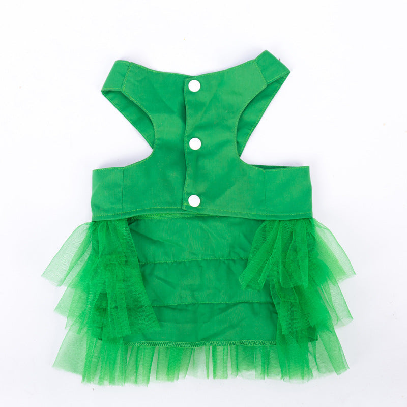 Adorable Pet Outfit with Tulle Skirt