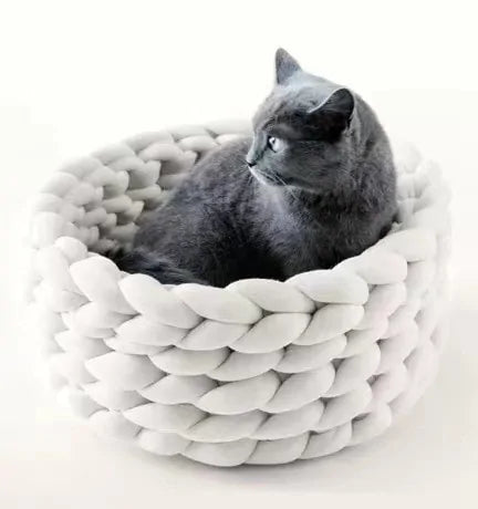 Soft Woven Pet Bed